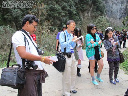 泰國20多家媒體聚焦武隆旅游 稱贊天生三硚是上天賜予武隆最好的禮物