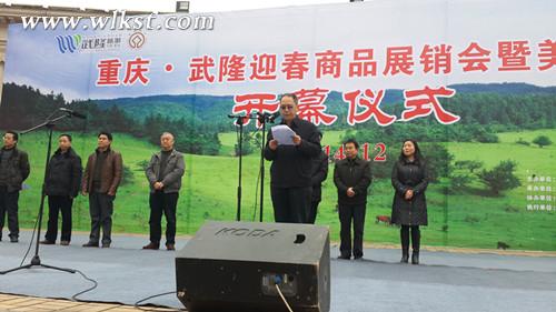 武隆迎春商品展銷會暨美食品鑒活動開幕